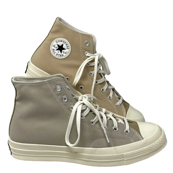 Converse Chuck 70 High Sneakers Beach Stone Canvas Shoes Casual For Men A05658C - Picture 1 of 9
